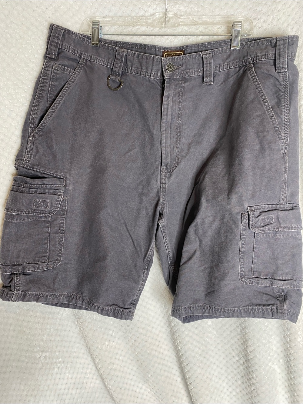 Vintage C.E. Schmidt Workwear Men's Gray Cargo Shorts